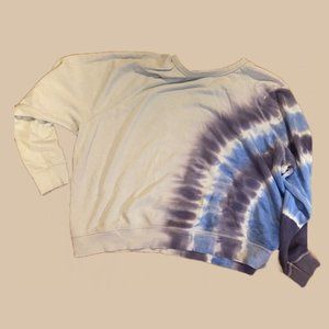 Tie dye Crew Neck thin sweatshirt